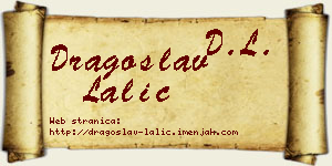 Dragoslav Lalić vizit kartica